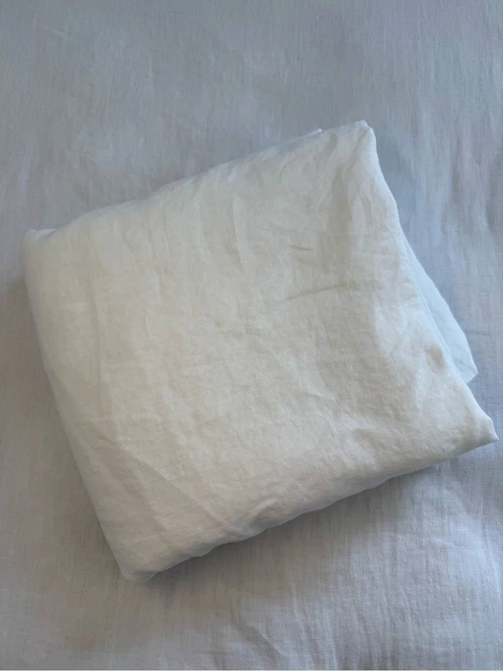 West Elm European Flax Linen Flat Sheet Queen